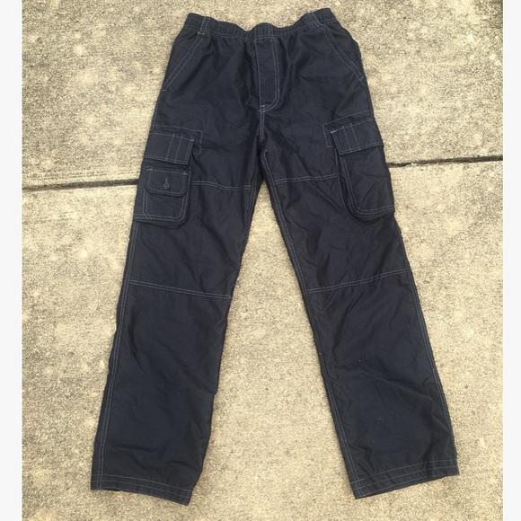 Vintage Pants - SOLD Black Contrast Stitch Cargo Pants